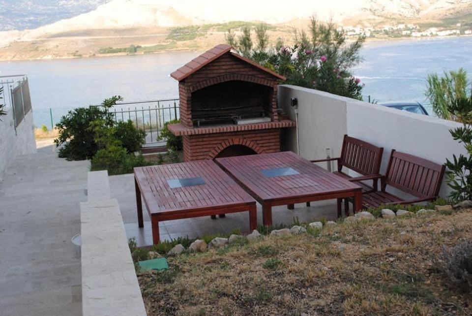 Studio Apartma Pag Blue Ocean 1 With Sea View Паг Екстериор снимка