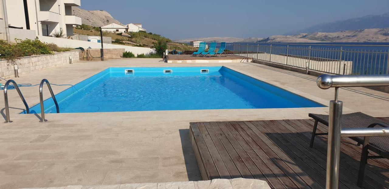 Studio Apartma Pag Blue Ocean 1 With Sea View Паг Екстериор снимка