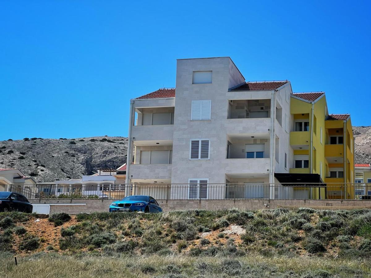 Studio Apartma Pag Blue Ocean 1 With Sea View Паг Екстериор снимка